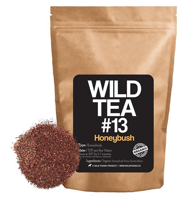 Organic Honeybush Tea from South Africa, Wild Tea #13 Premium Honeybush Herbal Red Tea (2 ounce) N2