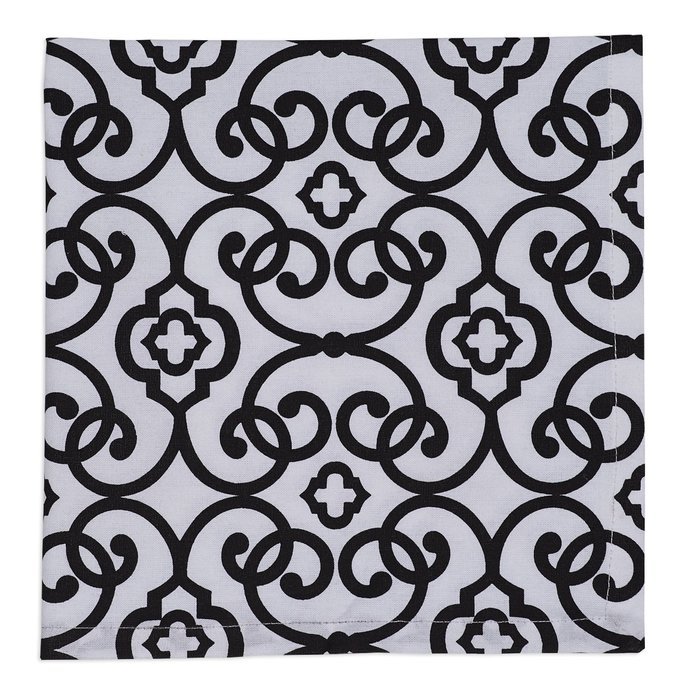 DII 100% Cotton, Basic Everyday 18x18" Buffet Napkin, Set of 6, Multi Color Zig Zag N8