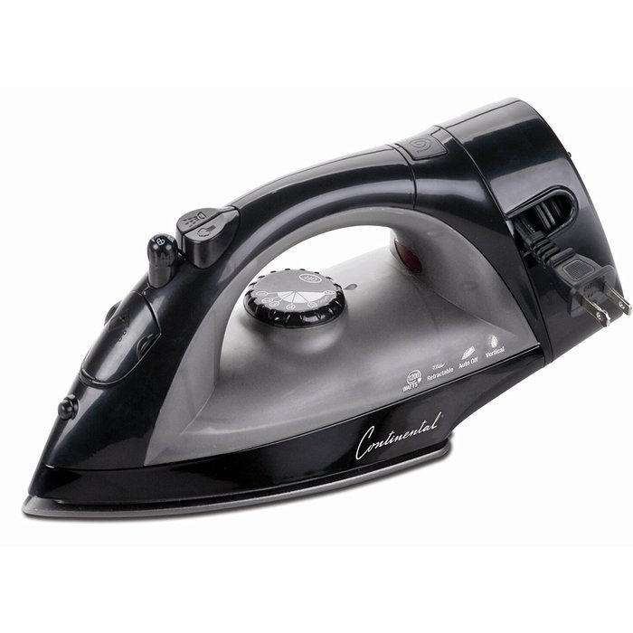 Continental Electric CE23199 Steam, Spray and Burst Iron