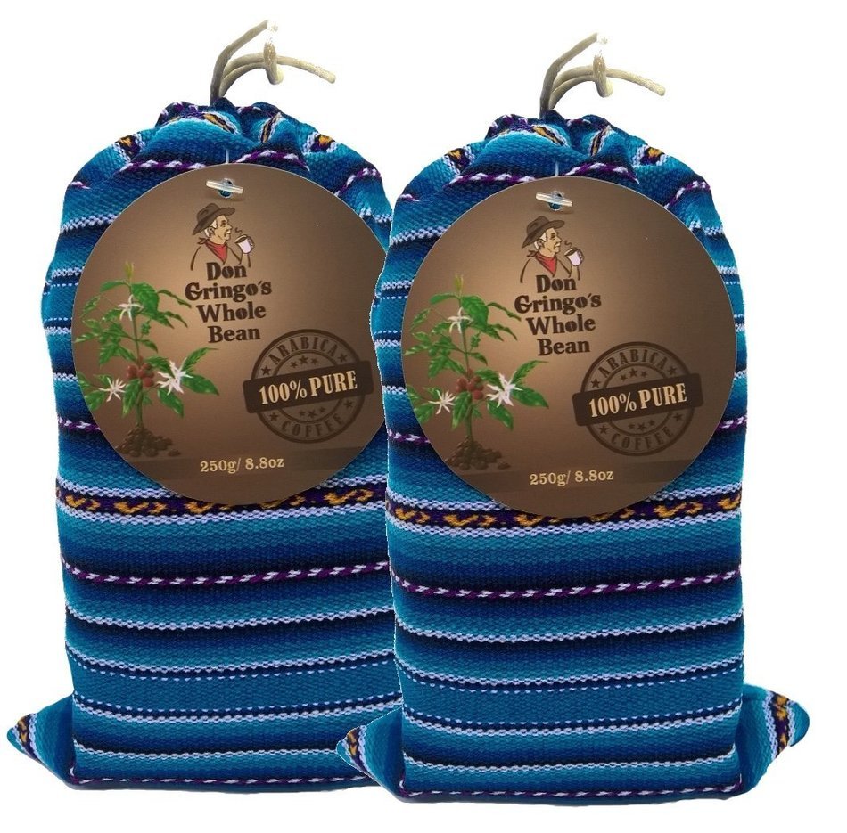 Don Gringo&acute;s Coffee Beans French (Dark) Roast Peruvian Andes&acute; Gourmet Arabica Selection. Single Origin Blend,... N4