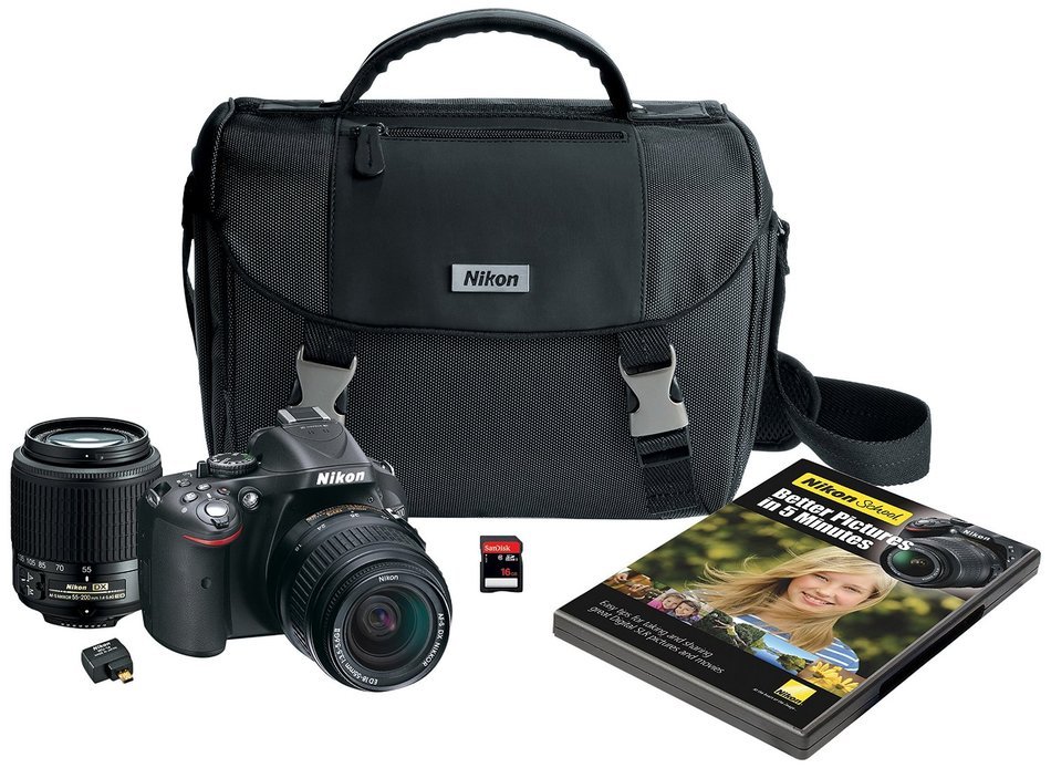 Nikon D5200 24.1 MP DX-Format CMOS Digital SLR Camera with 18-140mm VR NIKKOR Zoom Lens (Discontinued by Manufacturer) N7