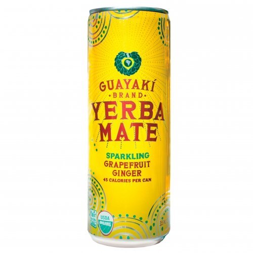 Organic Yerba Mate, Sparkling Grapefruit Ginger, 12 Ounce (pack Of 12)
