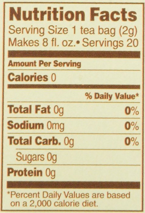 Celestial Seasonings Raspberry Zinger Herbal Tea, 20 Count