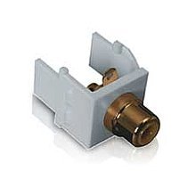 Snap-In Jack for Yellow RCA Plug