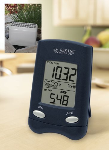 La Crosse Technology WS-9004U Wireless Rain Center with Self-Emptying Rain Bucket