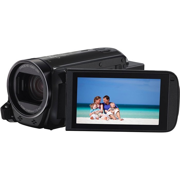 Canon Vixia HF R70 16GB Wi-Fi 1080p HD Video Camcorder with 32GB Card + Battery & Charger + Case + Flex Tripod... N2