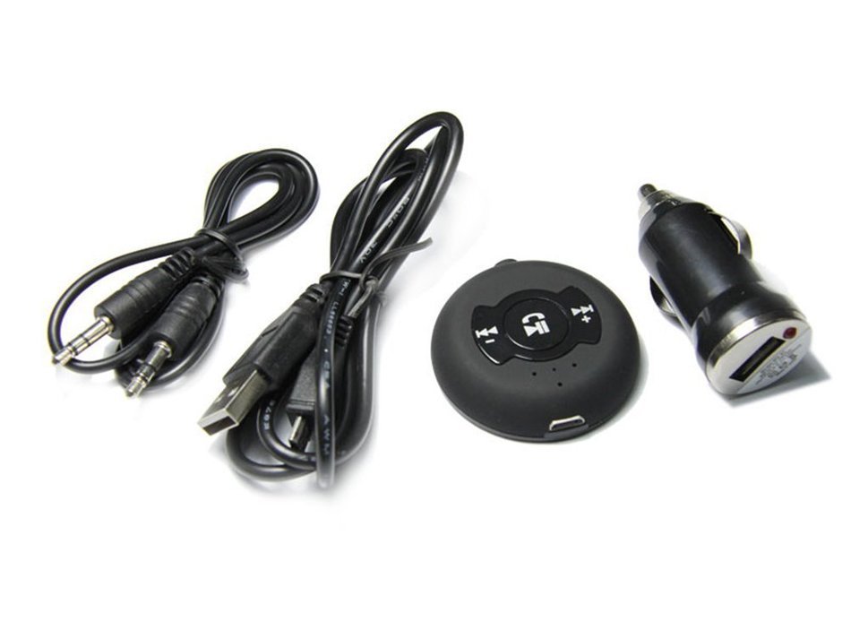 Alpharan Multi-point(2-in-1) Bluetooth Music Receiver USB Charge 3.5mm Audio Cable N4