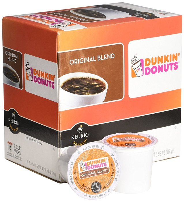 32 Count - Dunkin Donuts Original Flavor Coffee K-Cups For Keurig K Cup Brewers (2 boxes of 16 k cups)