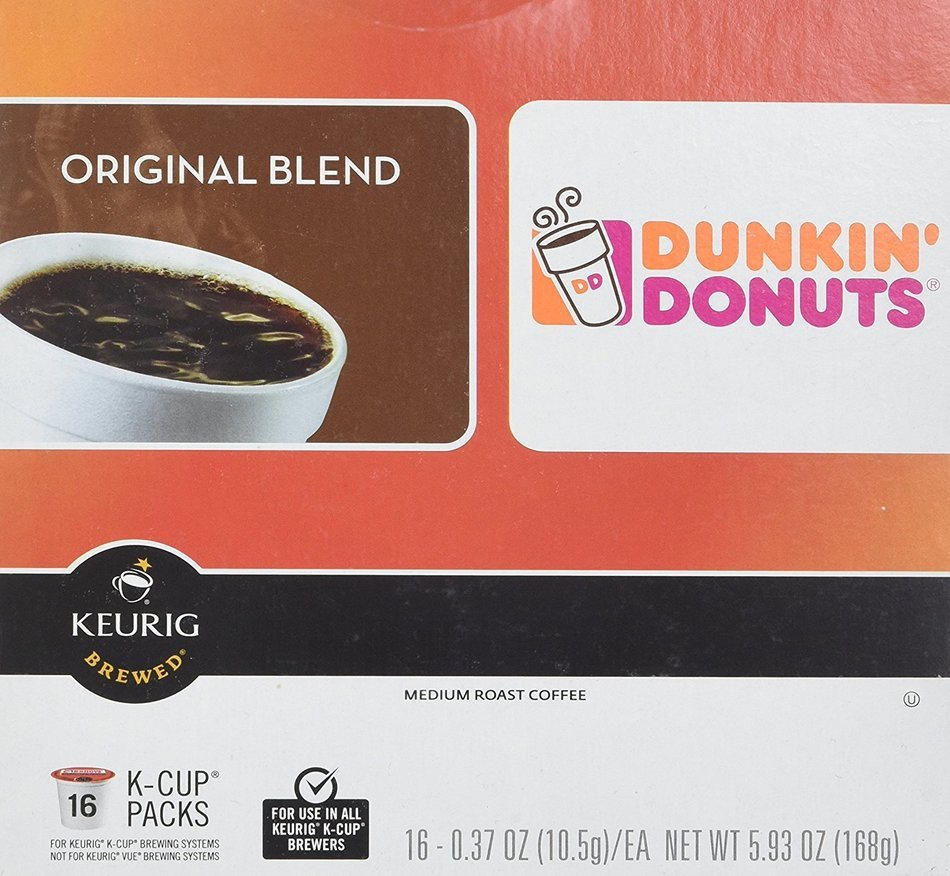 32 Count - Dunkin Donuts Original Flavor Coffee K-Cups For Keurig K Cup Brewers (2 boxes of 16 k cups) N3