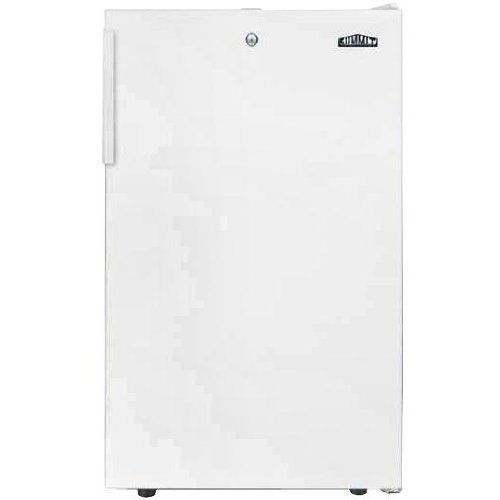 Summit Fs407lbi 2.8 Cu. Ft. Capacity Built-in Or Freestanding Compact Freezer - White Door / White Cabinet