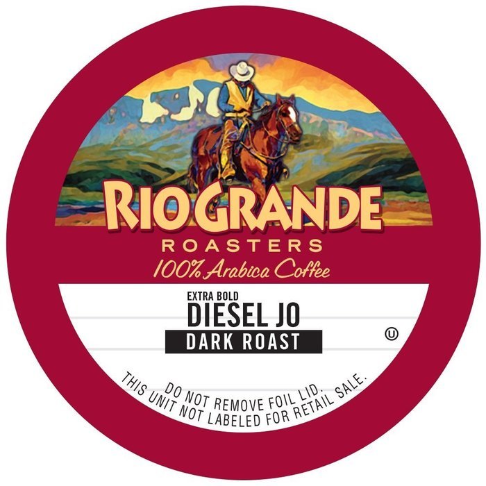 Rio Grande Roasters Premium Dark Coffee Single Serve K-Cup, 80 Count (Compatible with 2.0 Keurig Brewers) N4