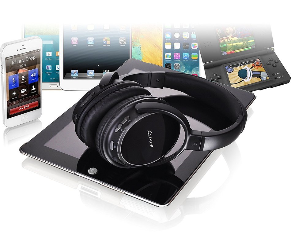 LUXA2 AD-HDP-PCLL-BK-00 Lavi L On-Ear Wireless Headphone, Black N27