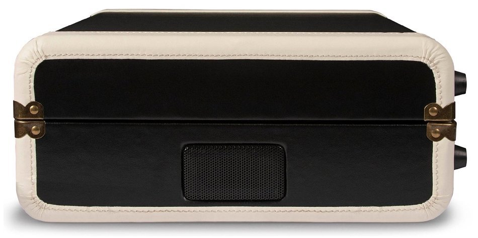 Crosley CR6019A-BR Executive Portable USB Turntable with Software for Ripping & Editing Audio, Brown & Black N12
