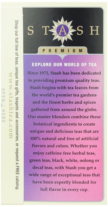 Stash Double Bergamot Earl Grey Black Tea, Tea bags, 18 ct