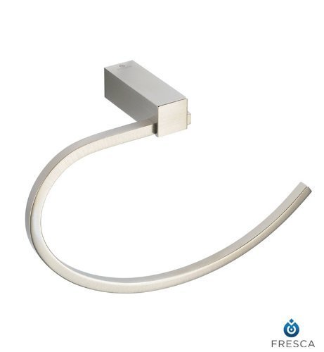 Fresca Bath FAC0425BN Ottimo Towel Ring, Brushed Nickel by Fresca Bath