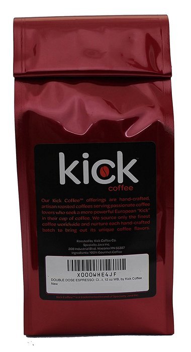DOUBLE DOSE ESPRESSO: Classic Italian Espresso Caffe Blend, 12 oz. Whole Bean Coffee, Rich Thick Lingering Crema... N3