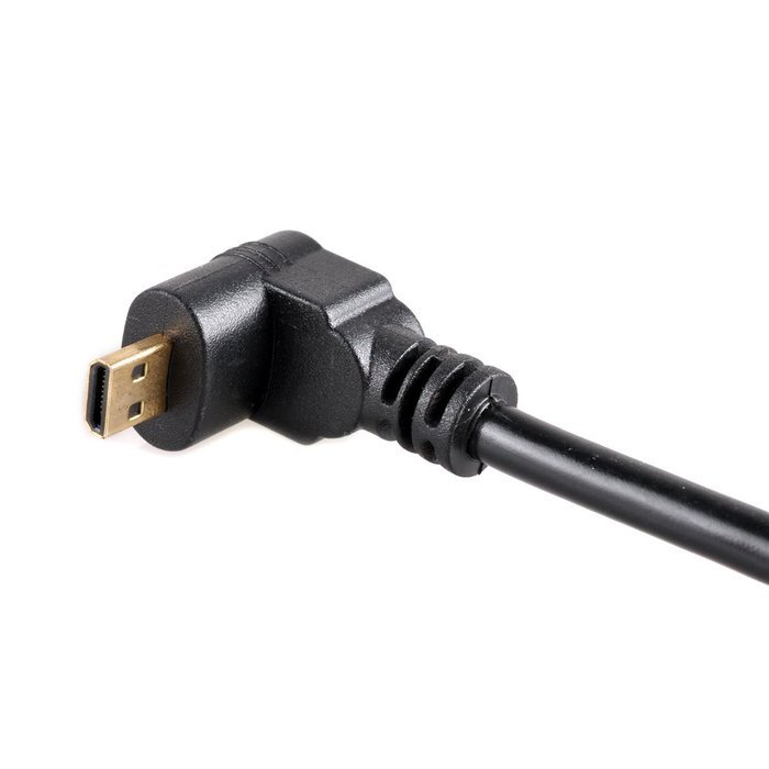 UCEC Down Angle Micro-HDMI to HDMI Cable - Male to Female - Supports Ethernet, 3D and Audio Return N8