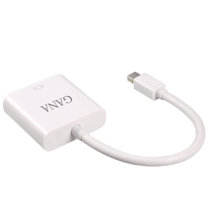 GANA Mini DisplayPort (DP) Male To Female Adapter Cable (Mini DP to HDMI 10ft Black) N32