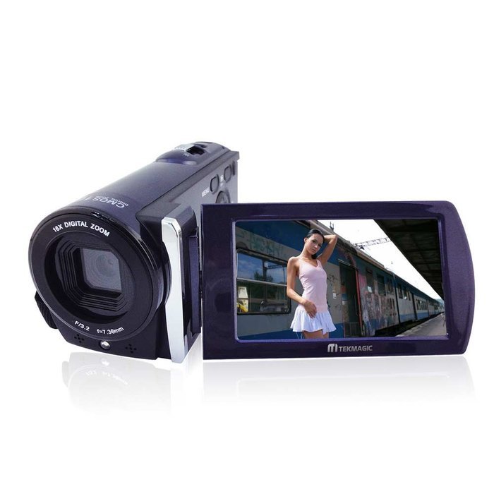 TEKMAGIC 1280x720P HD Portable DV Camcorder Video Camera with 3.0" TFT LCD Monitor