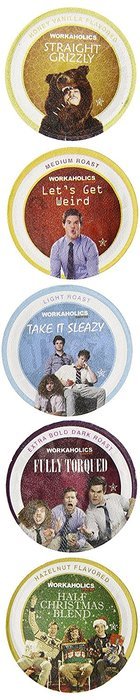 Workaholics Straight Grizzly Single-Cup Coffee for Keurig K-Cup Brewers 12-Count N3