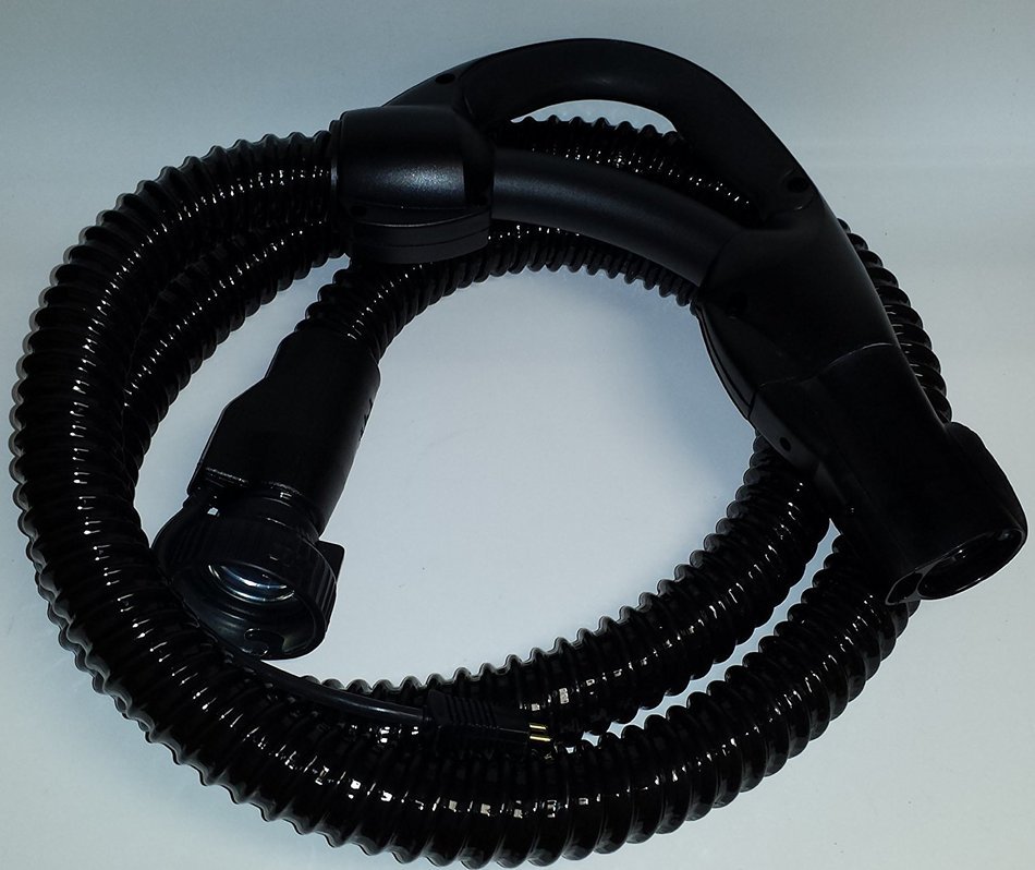 Filter Queen Hose, Complete 6' with Gas Pump Grip, black 112C N6