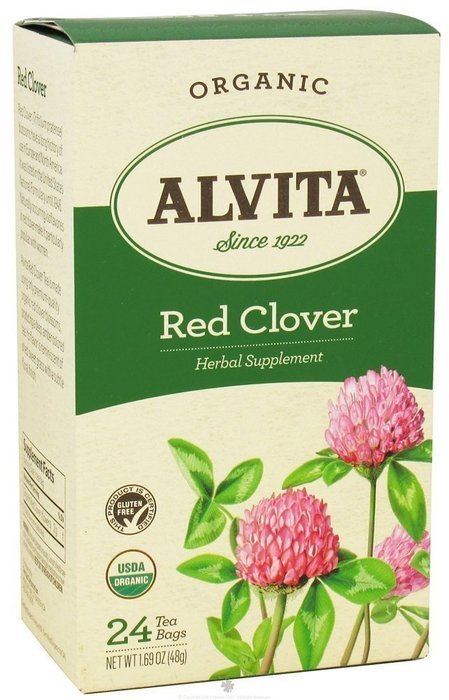 Alvita Tea Company Red Clover Tea - 24 bags per pack -- 6 packs per case.