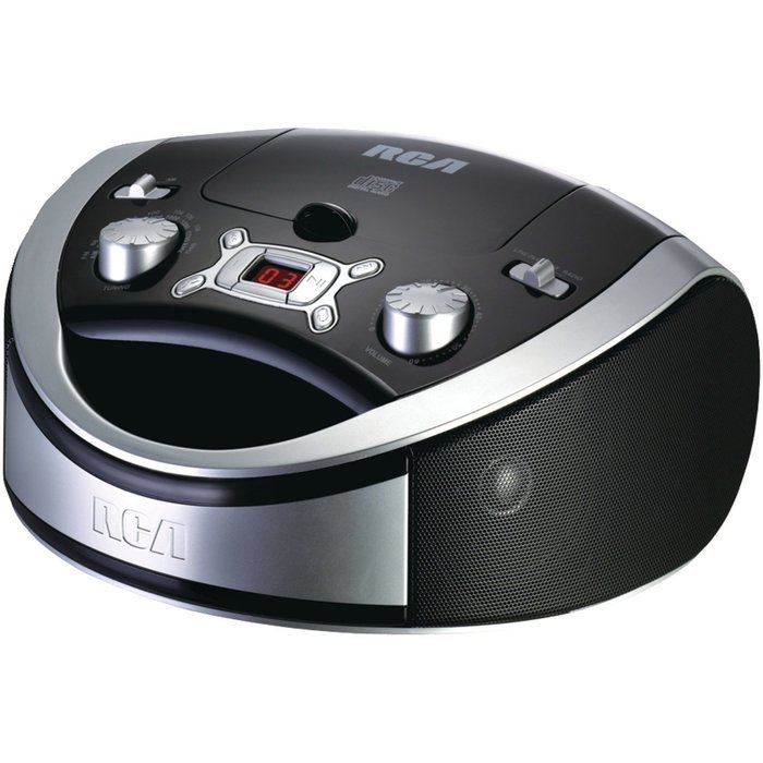 RCA RCD331WH Portable CD Player with AM/FM Radio - White N2