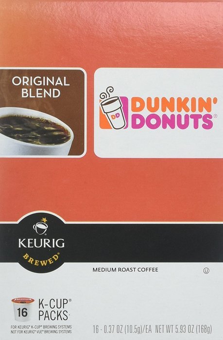 32 Count - Dunkin Donuts Original Flavor Coffee K-Cups For Keurig K Cup Brewers (2 boxes of 16 k cups) N6