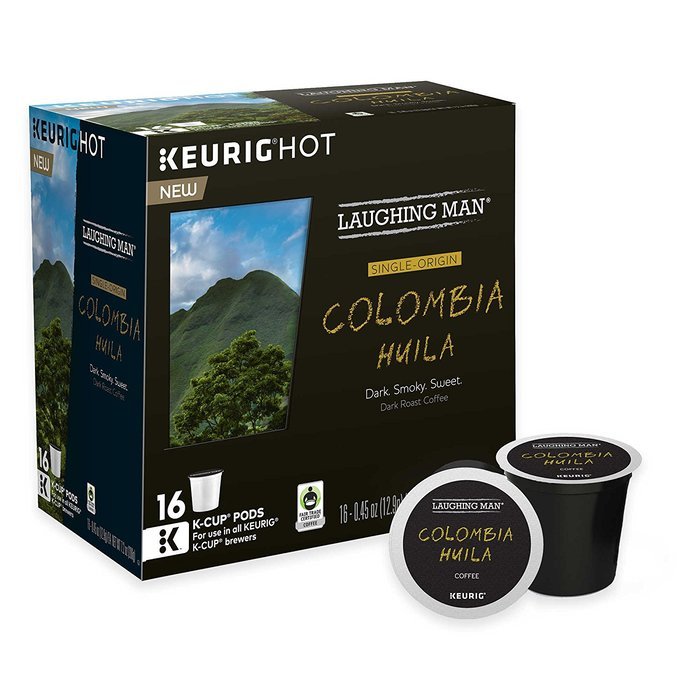 Laughing Man Colombia Huila Coffee K-Cups