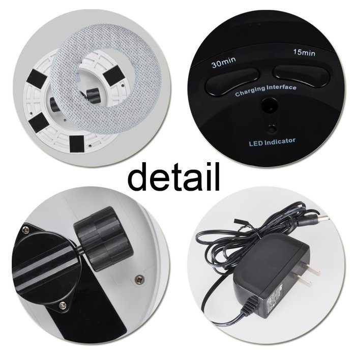 Robotic mop ,Euleven 3058G mopping robot with 2 timers fixed , Robotic cleaner, perfect for mopping pet hair,dirt... N6