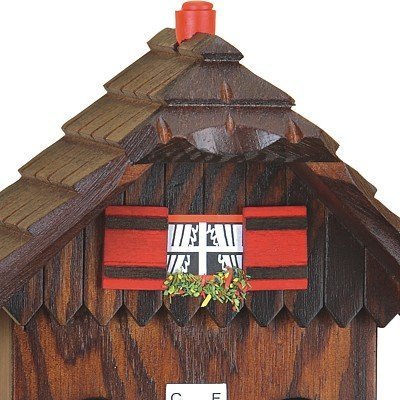 German Black Forest weather house TU 73 dunkel