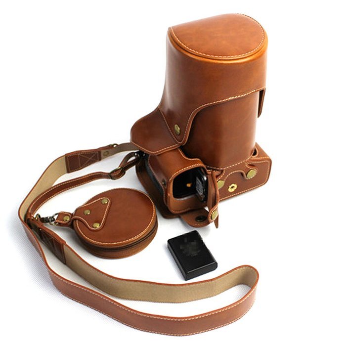 xhorizon TM FL1 Full Protection Bottom Opening Version Protective Leather Camera Case Bag with Tripod Design for... N30