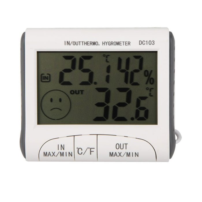 Momoday 2015 New Tester Temperature Humidity LCD Digital Thermometer Hygrometer Meter w/ Wired External Sensor...