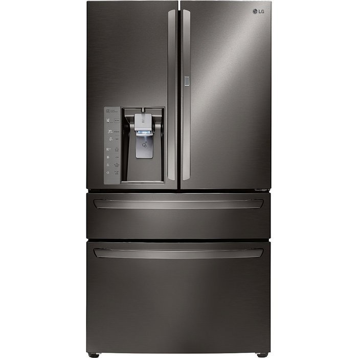 LG LMXS30776D 36" Black Diamond Series 30 Cu. Ft. French Door Refrigerator with CustomChill Drawer, Slim SpacePlus... N3