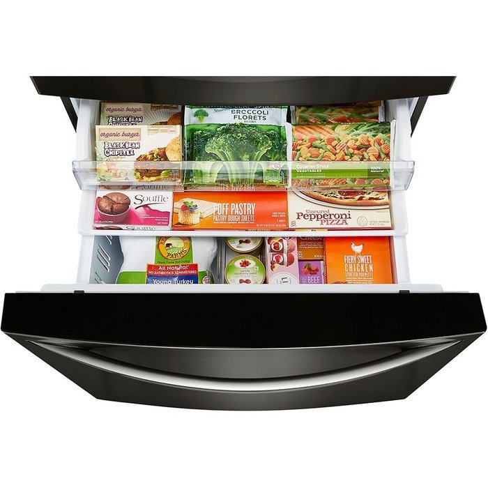 LG LMXS30776D 36" Black Diamond Series 30 Cu. Ft. French Door Refrigerator with CustomChill Drawer, Slim SpacePlus... N5