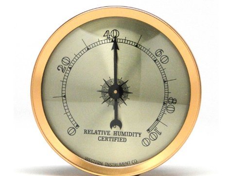 Brass Analog Hygrometer