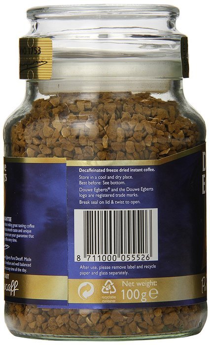 Douwe Egberts Pure Decaf Instant Coffee, Medium Roast, 3.5-Ounce, 100g