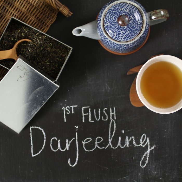 Fresh Darjeeling First Flush Organic Loose Leaf Black Tea- Fresh Black Tea-Lively and Full of Vigour from the... N3