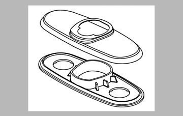 Delta Faucet RP71250 Nyla Gasket and Baseplate, Chrome by DELTA FAUCET