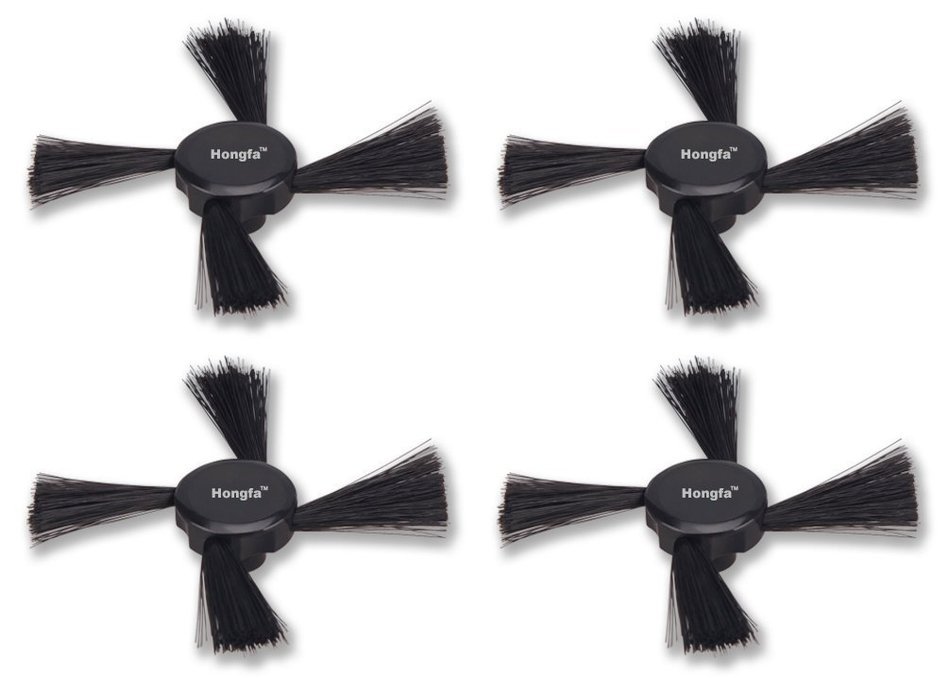 Hongfa Black Side Brushes Replacement for Neato 945-0130 Botvac (4) N5