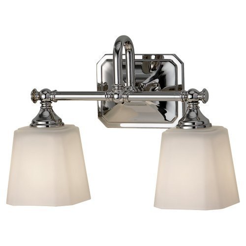 Murray Feiss VS19702-PN, Concord Vanity Strip, 2 Light, 200 Watts, Polished Nickel by Murray Feiss