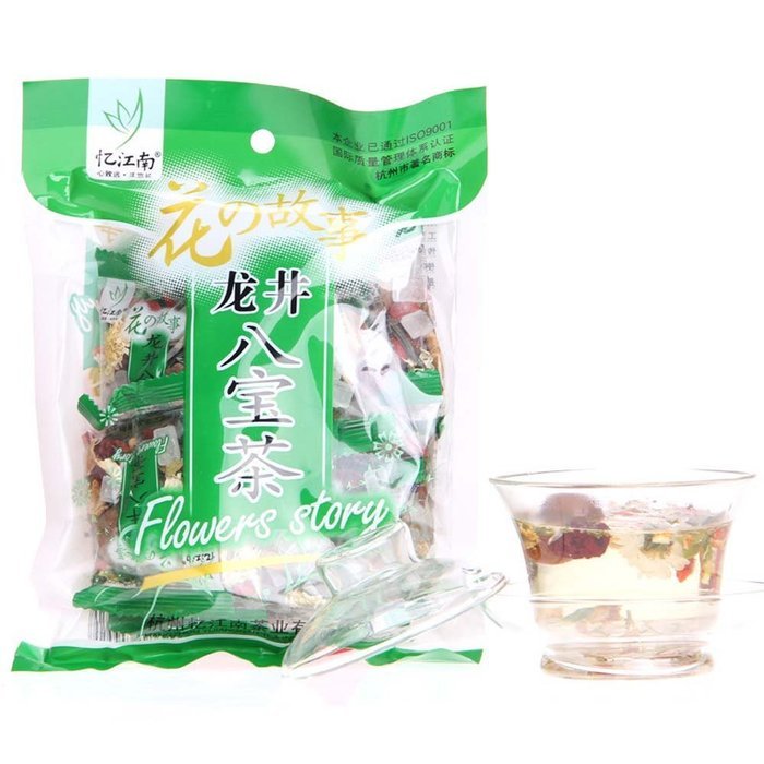 120g Dragon Well Ba Bao Cha 12gx10 Bags Chinese Natural Organic Flora Herbal Tea
