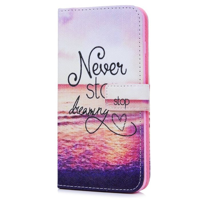iPhone 7 Plus Case (5.5 inch) - Flip Stand Wallet Case PU Leather Shock-Absorption Soft TPU Inner Bumper Cute... N19