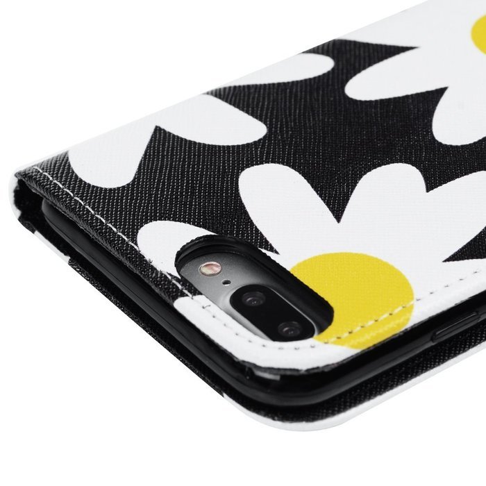 iPhone 7 Plus Case (5.5 inch) - Flip Stand Wallet Case PU Leather Shock-Absorption Soft TPU Inner Bumper Cute... N23