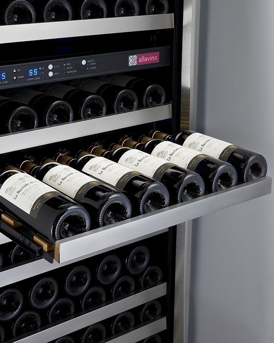 FlexCount Series 172 Bottle Dual Zone Freestanding Wine Refrigerator