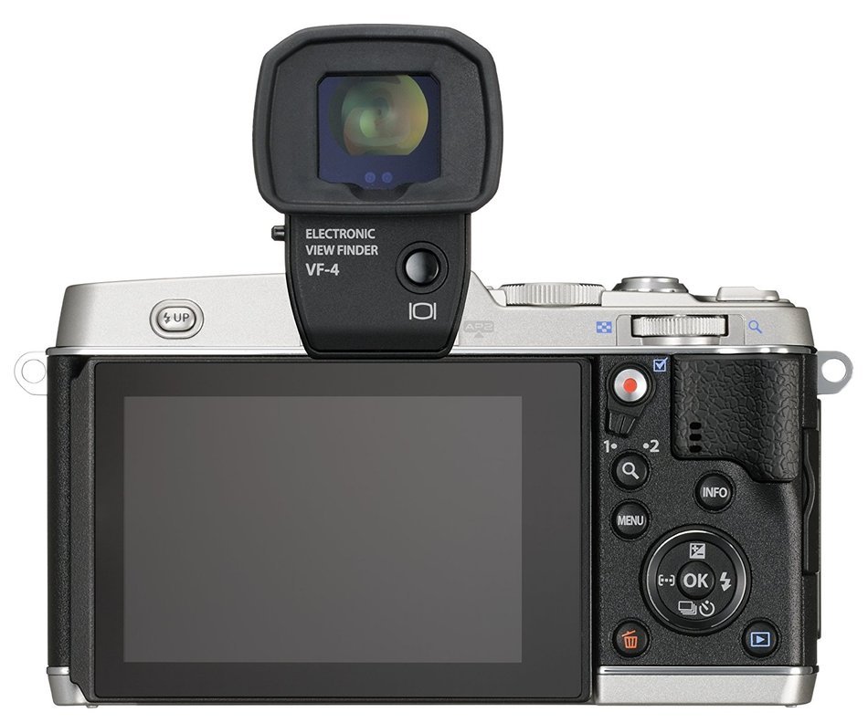 Olympus E-P5 16.1 MP Mirrorless Digital Camera with 3-Inch LCD and 17mm f/1.8 lens (Silver with Black Trim) N6