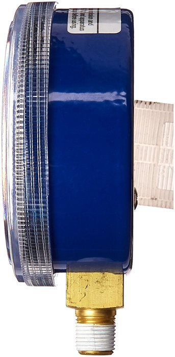 Yellow Jacket 49016 2-1/2" Blue Manifold Gauge, R404A/134A/22 N2