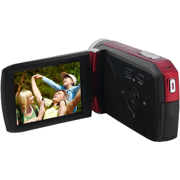 Bell & Howell DV30HD 1080p HD Video Camera Camcorder (Red) with 16GB Card + Case + Flex Tripod + Kit N3