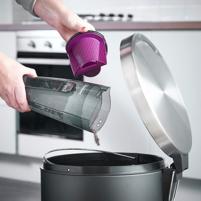 VonHaus 2 in 1 Corded Upright Stick & Handheld Vacuum Cleaner with HEPA Filtration & Crevice Tool - Purple N22