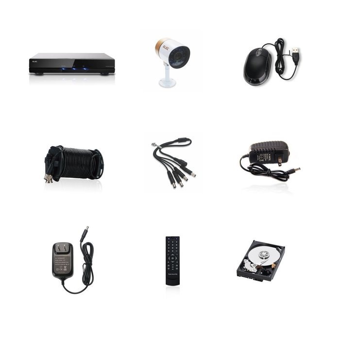 Youzee 8CH 1080P HDMI DVR 1500TVL CCTV IR-Cut Home Security Camera System 1TB HDD